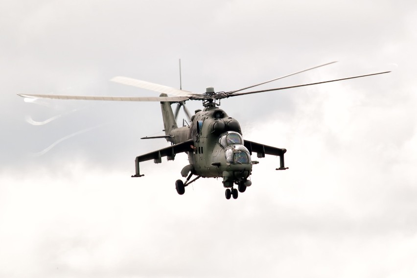 Mi-24 stacjonowały w Bieszczadach [ZDJĘCIA SPOTTERA]