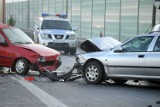 Wypadek na obwodnicy Zieleniewa. Zderzyły się trzy samochody