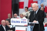 Jarosław Kaczyński w Stalowej Woli. Wezwał zwolenników do udziału w marszu 10 maja