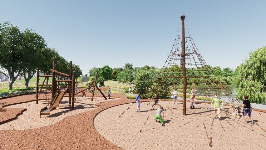 Tak ma wyglądać nowy park przy ulicach Leopolda, Le Ronda i...