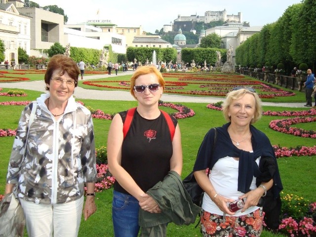 Salzburg. Małgorzata Szablewska (w środku) w towarzystwie niemieckich koleżanek po fachu.