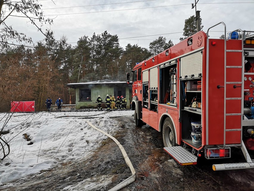 Pożar domu w powiecie niżańskim. Zginęła kobieta (zdjęcia)