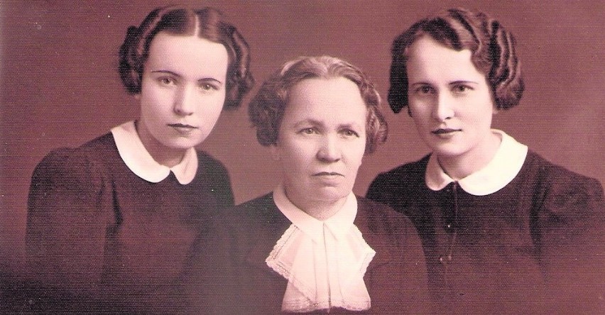 Elżbieta, Katarzyna i Wanda Mierzejewskie w latach...