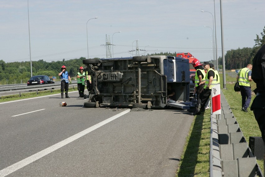 Ćwiczenia służb ratowniczych na trasie S3 2 okolicy Gorzowa...