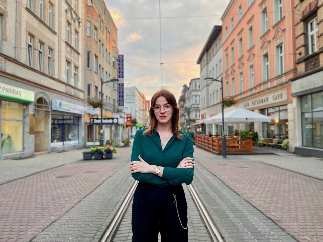 Autorka pracy na temat ulicy Wolności w Chorzowie - Wiktoria Janikowska