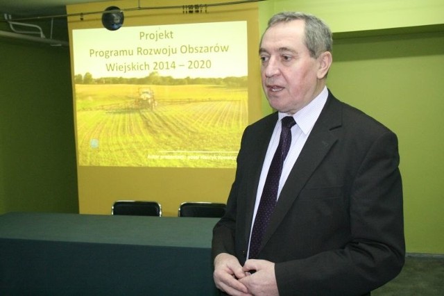 Poseł Henryk Kowalczyk mówi na spotkaniach przede wszystkim o rolnictwe