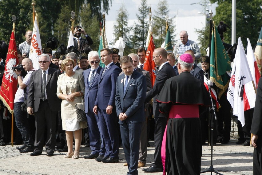 Prezydent Andrzej Duda w Jastrzębiu na uroczystościach...