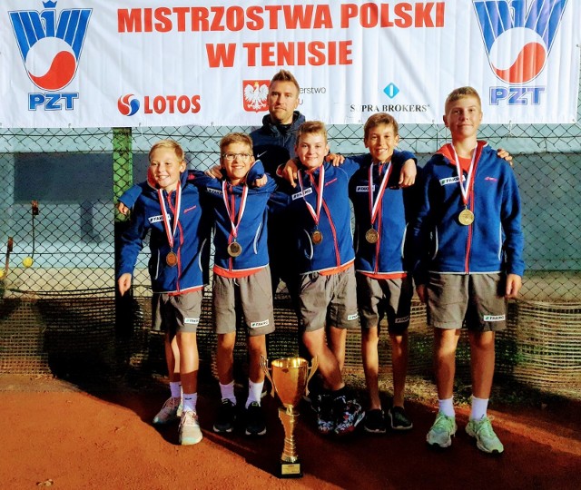 Skład drużyny na zdjęciu od lewej: Wiktor Jeż, Juliusz Stańczyk, Mateusz Chrzanowski, Tymon Litwic, Hubert Plenkiewicz
