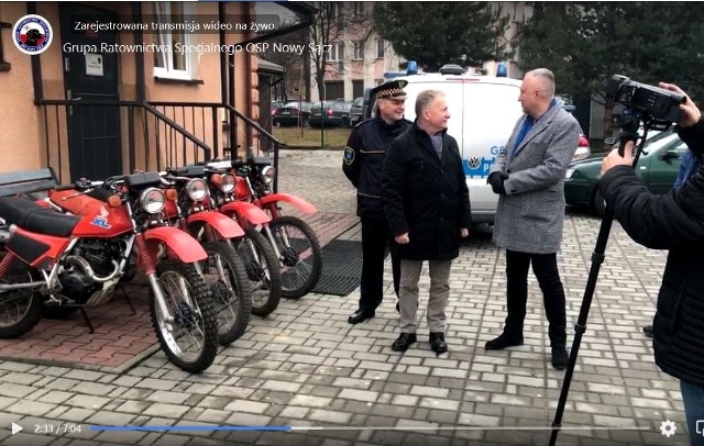 Cztery stare motocykle i dwa quady trafiły do ratowników wodnych i strażaków ratowników. Uroczystą akademię popsuł fakt, że pojazdy nie odpaliły