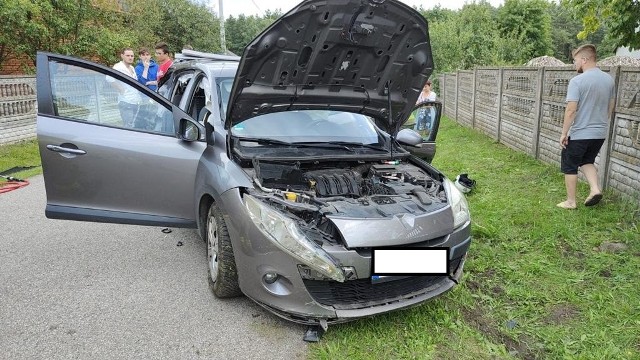Wypadek w gminie Masłowice. Zderzyły się dwa samochody osobowe