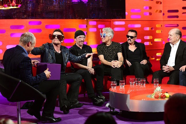 U2 w "Graham Norton Show" (fot. BBC Entertainment)