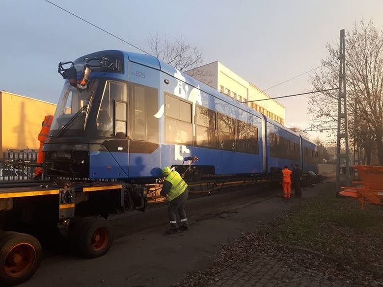 Nowy tramwaj został dostarczony do Krakowa do grudniu