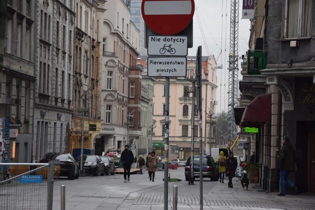 Ulice Mariacka i Mielęckiego w Katowicach