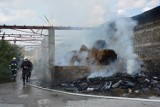 Pożar w Łebieniu koło Lęborka. Ponad dwieście zwierząt zginęło w pożarze obory i chlewni [zdjęcia, wideo]