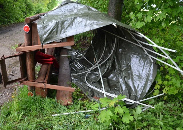 Wóz, którym dzieci jechały na wycieczkę