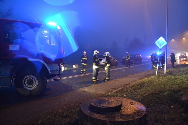 Wypadek na ulicy Rajskiej w Rybniku