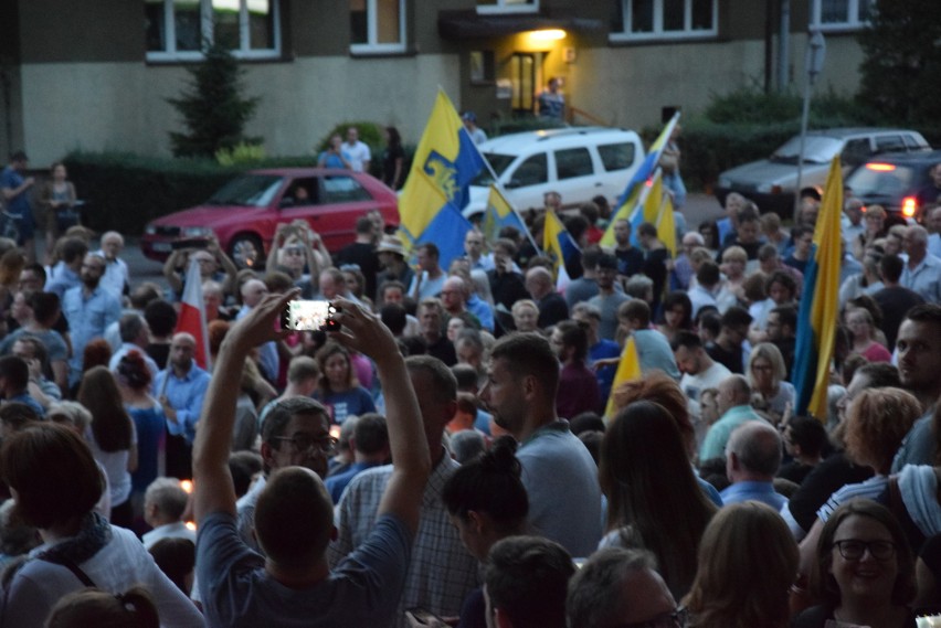 Czwartkowy protest przed Sądem Okręgowym w Katowicach