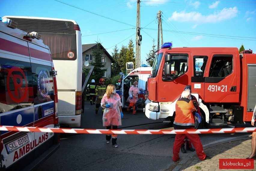 Wypadek autobusów w Pankach