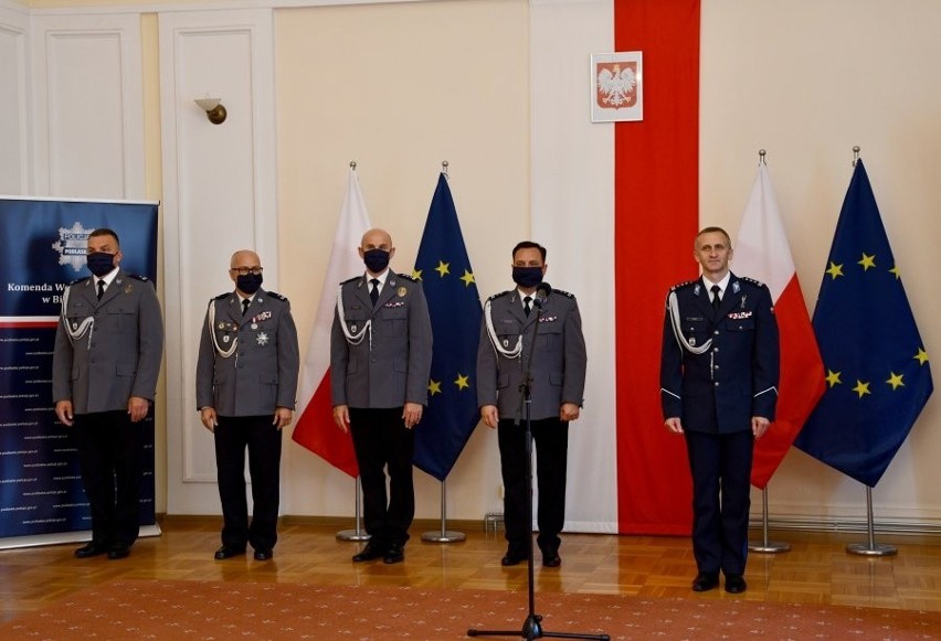 Komenda Wojewódzka Policji w Białymstoku. Ślubowanie...