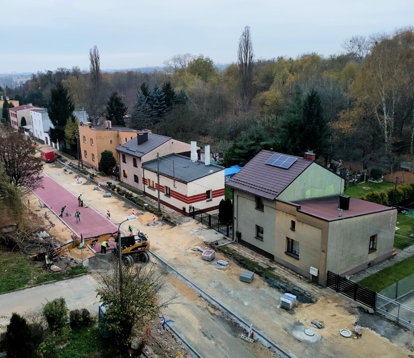 W Czeladzi trwa przebudowa i remont ulicy Ogrodowej...