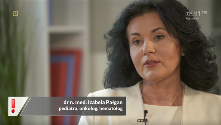 Dr n. med. Izabela Pałgan na antenie TVP mówiła o Alfiem...