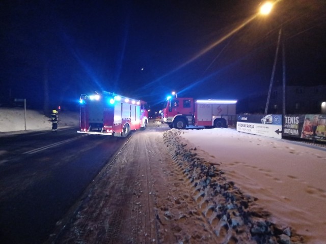 Zderzenie pojazdów w Kochanowie na drodze krajowej w gminie Zabierzów
