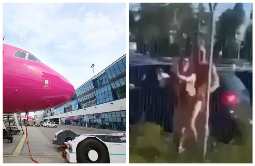Szok w Katowicach: para uprawiała seks na lotnisku w...