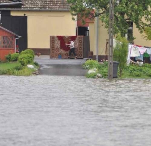 Powódź w okolicach Opola.