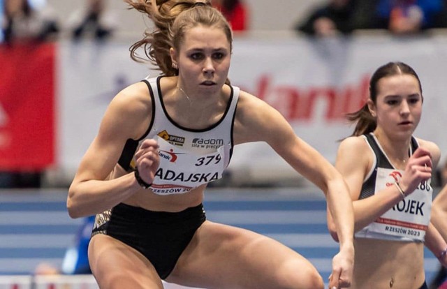 Wiktoria Gadajska z Optimy Radom wystartuje w mistrzostw we Wrocłwiu w biegu na 60 metrów przez płotki.