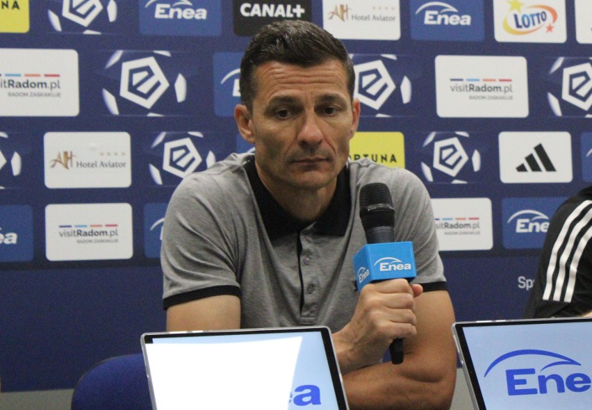 Trener Constantin Galca, ocenił mecz z Zagłębiem