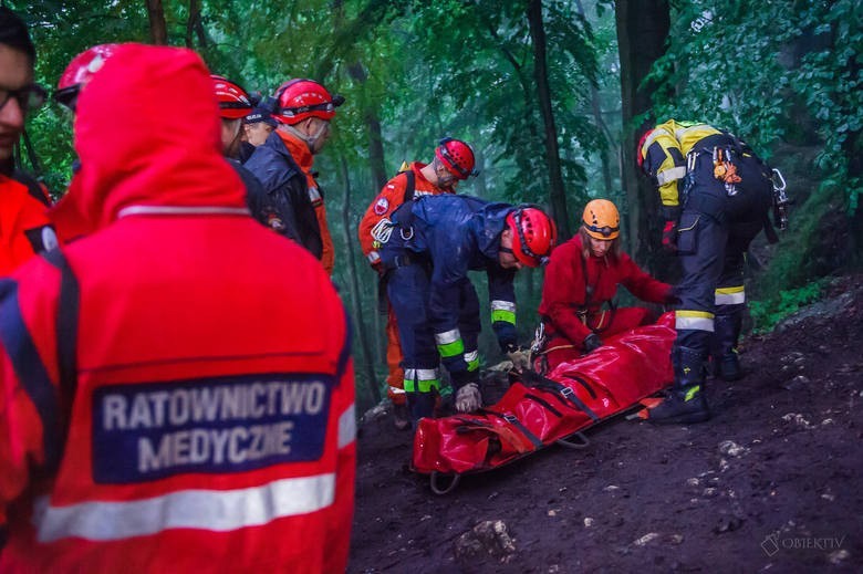Wypadek w jaskini Studnisko w Sokolicha Górach