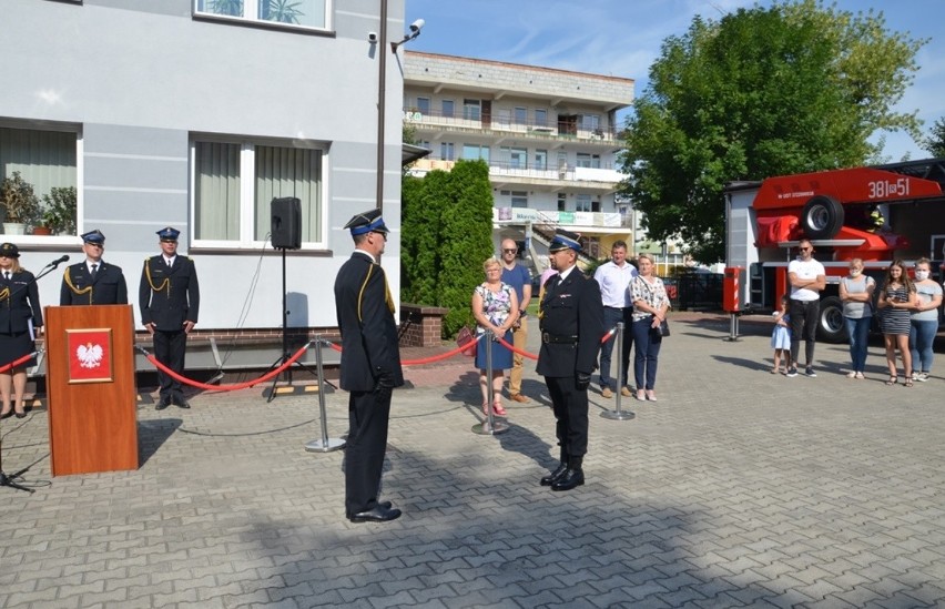 Uroczyste wręczenie aktów nadania pierwszego stopnia aspiranckiego strażakom z Tarnobrzega (ZDJECIA)