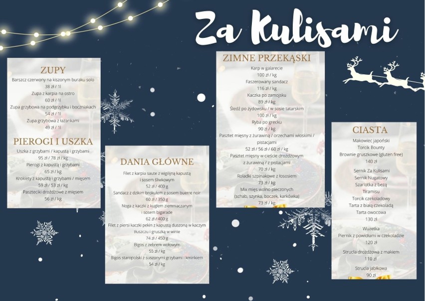 Porównanie menu świątecznych w lubelskich restauracjach. Gdzie najlepiej zamówić catering?