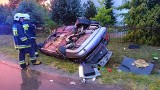 Ignatki. Wypadek samochodowy w Ignatkach. Kierowca prowadził auto po alkoholu (zdjęcia)
