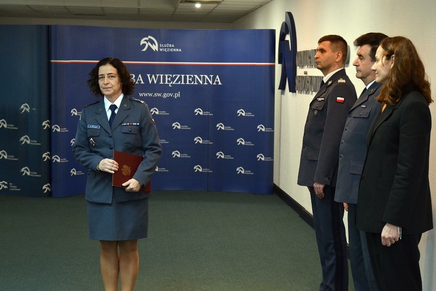 Uroczystość powołania ppłk Renaty Nizioek (po lewej) na...