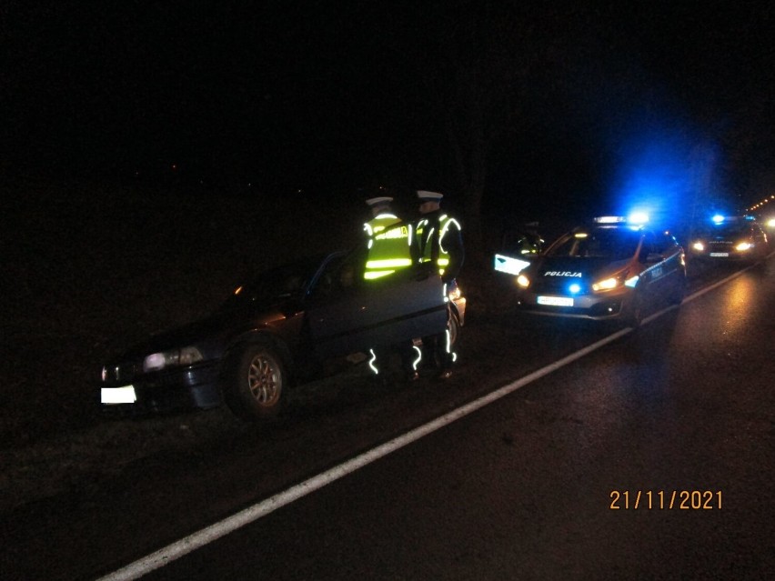 24-letni kierowca miał ponad 1 promil alkoholu w wydychanym...