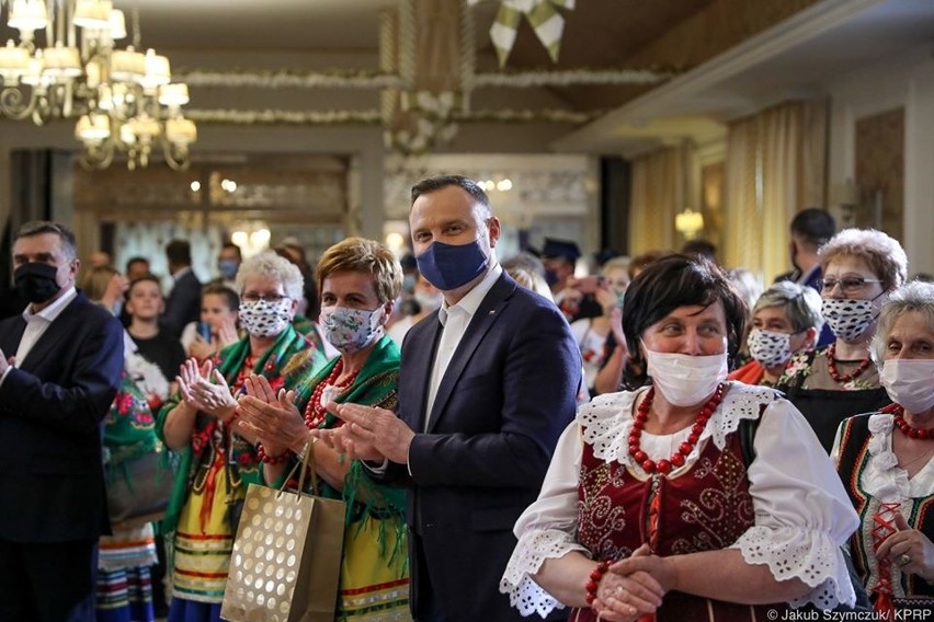 Prezydent Duda na spotkaniu z kołami gospodyń wiejskich w Urszulinie: „W większości wywodzimy się ze wsi" 