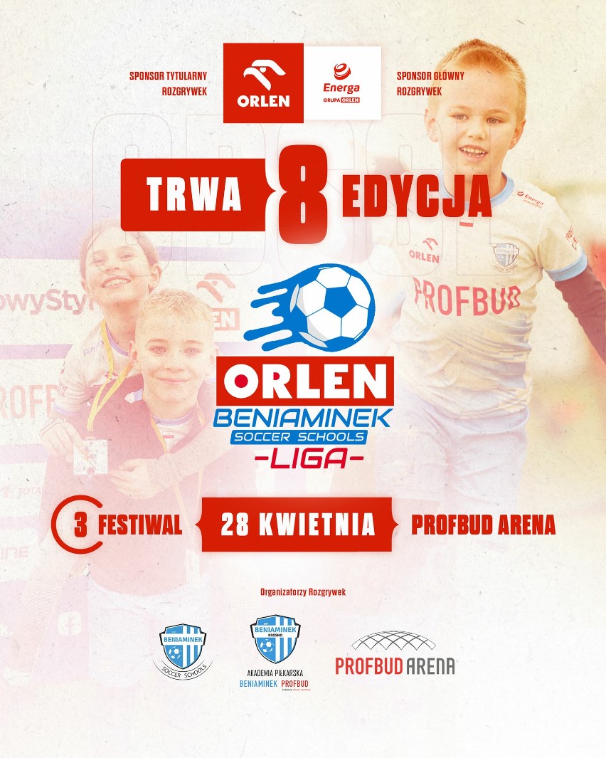 Przed nami trzeci festiwal w 8 edycji "ORLEN Beniaminek Soccer Schools Ligi"!