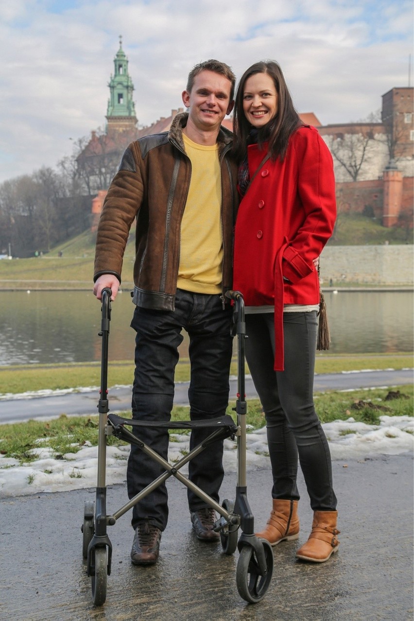 Krzysztof Cegielski z żoną Justyną Żurowską