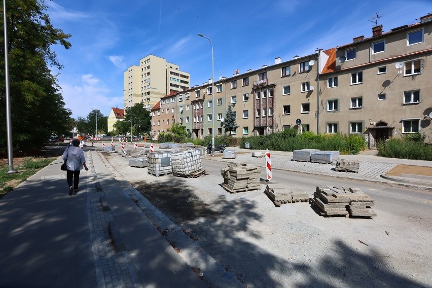 Remont ul. Pięknej na Tarnogaju ruszył w maju ubiegłego...