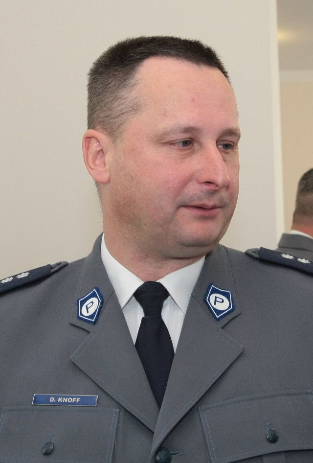 Mł. insp. Dariusz Knoff , komendant policji w Grudziądzu zamierza m.in. priorytetowo walczyć z drobnymi złodziejami