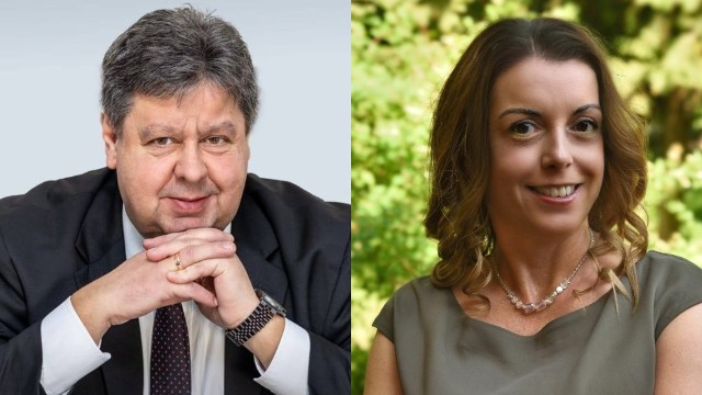 W debacie zmierzą się obecny burmistrz Dariusz Piątek oraz Justyna Grys.