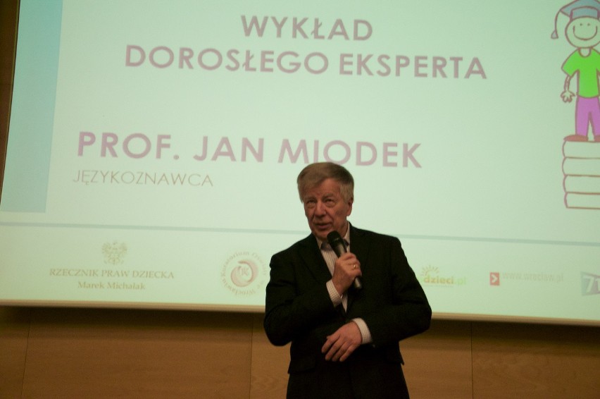 prof. Jan Miodek wystąpił jako dorosły ekspert Polskiej...