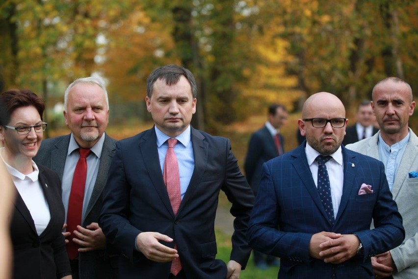 Minister Zbigniew Ziobro w Brodach. Wsparcie dla wójt Marzeny Bernat i kandydatów do Sejmiku Mariusza Goska i Grzegorza Banasia