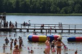 Tłumy na Plaży Miejskiej w Sępólnie Krajeńskim. Tak wyglądał upalny początek lata 2022 [zdjęcia]