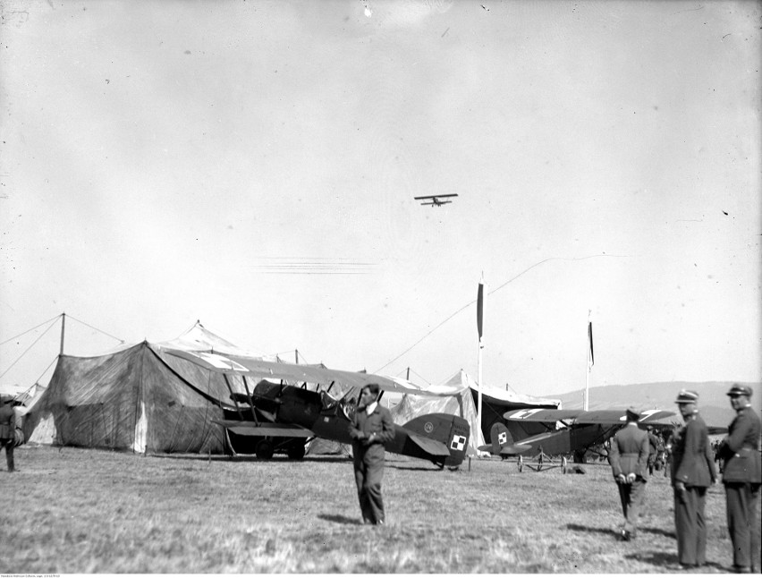 Uroczystość otwarcia lotniska w Nowym Targu, 1930