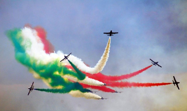 Włoski zespół Frecce Tricolori będzie jedną z gwiazd Międzynarodowych Pokazów Air Show 2018 w Radomiu.