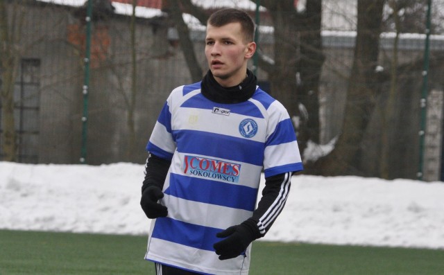 Patryk Czarnota zdobył dla Szydłowianki jedną z bramek w sparingu z Koroną II w Kielcach.