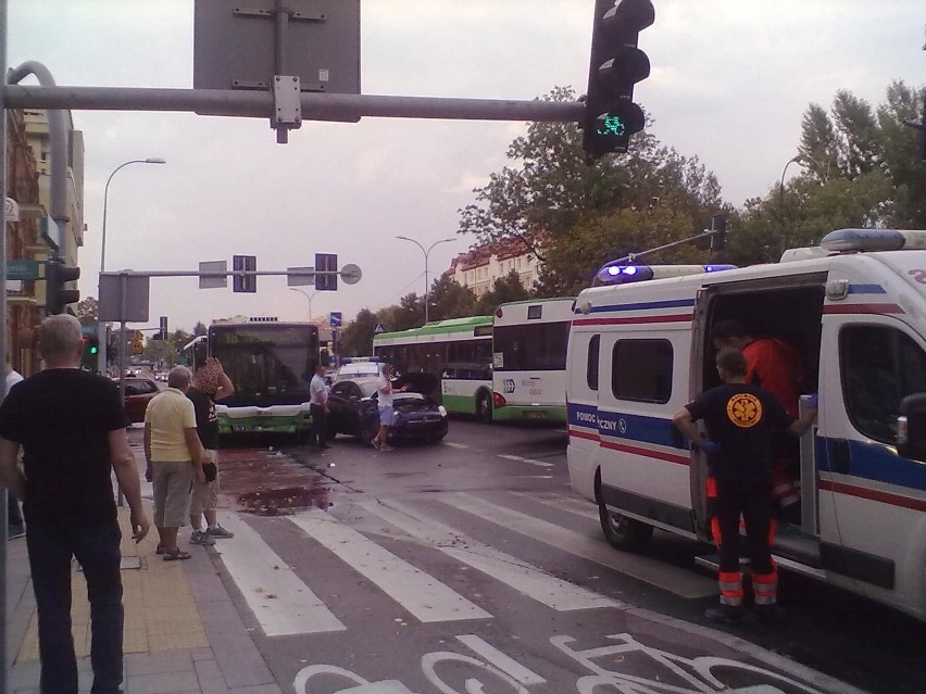 Choć zdarzenie wyglądało poważnie na szczęście nikomu nic...