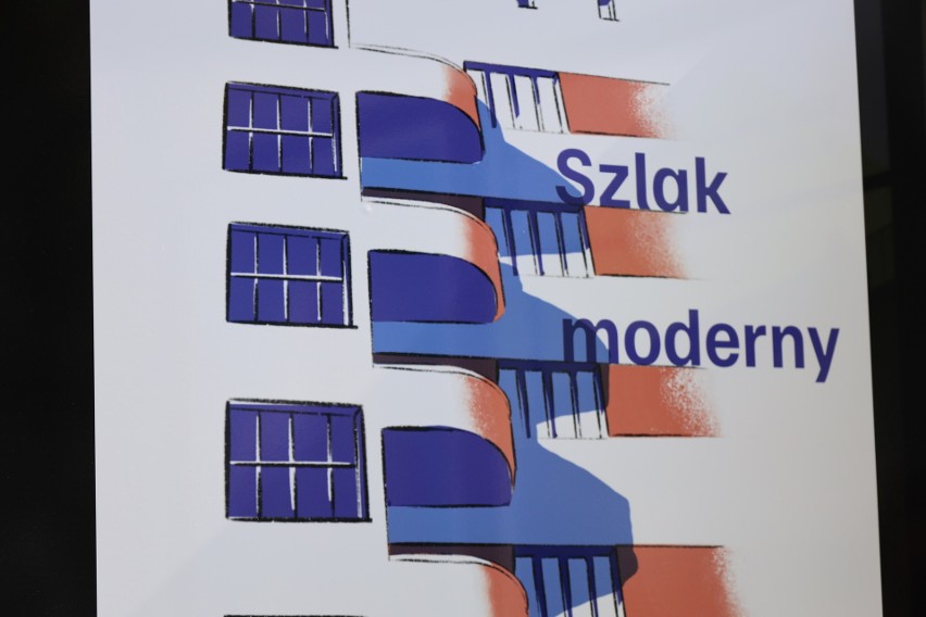 Wystawę „Katowicka moderna” z plakatami autorstwa studentów...